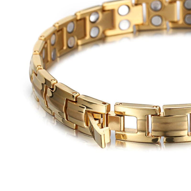 Bracelet Magnétique énergie Et Santé En Bio-brassard - Titane, Pour Arthrite Et Bien-être